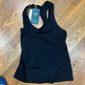 Halara black workout tank, size small